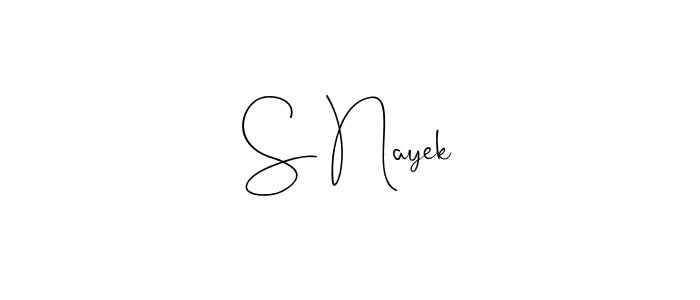 How to Draw S Nayek signature style? Andilay-7BmLP is a latest design signature styles for name S Nayek. S Nayek signature style 4 images and pictures png