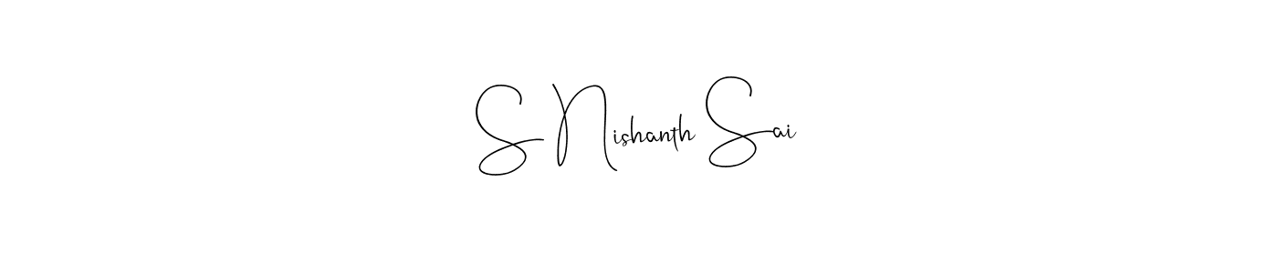 How to Draw S Nishanth Sai signature style? Andilay-7BmLP is a latest design signature styles for name S Nishanth Sai. S Nishanth Sai signature style 4 images and pictures png