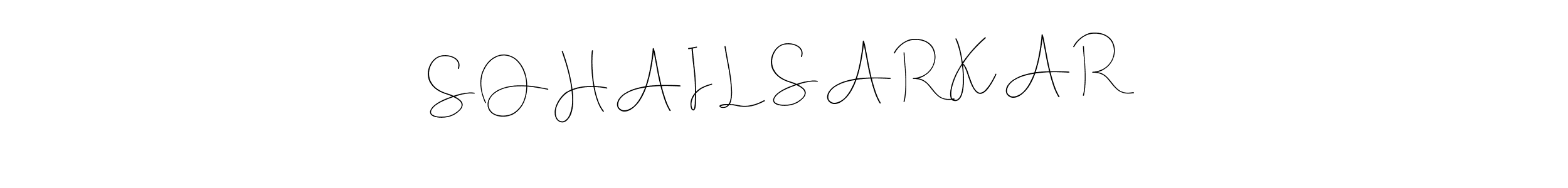 S O H A I L   S A R K A R stylish signature style. Best Handwritten Sign (Andilay-7BmLP) for my name. Handwritten Signature Collection Ideas for my name S O H A I L   S A R K A R. S O H A I L   S A R K A R signature style 4 images and pictures png