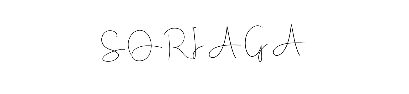 Best and Professional Signature Style for S O R I A G A. Andilay-7BmLP Best Signature Style Collection. S O R I A G A signature style 4 images and pictures png