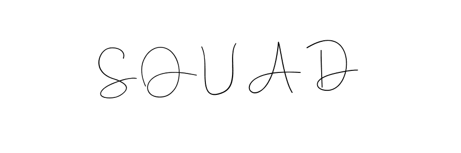 It looks lik you need a new signature style for name S O U A D. Design unique handwritten (Andilay-7BmLP) signature with our free signature maker in just a few clicks. S O U A D signature style 4 images and pictures png