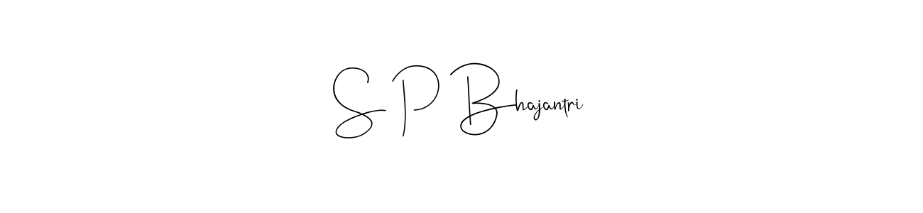 Andilay-7BmLP is a professional signature style that is perfect for those who want to add a touch of class to their signature. It is also a great choice for those who want to make their signature more unique. Get S P Bhajantri name to fancy signature for free. S P Bhajantri signature style 4 images and pictures png