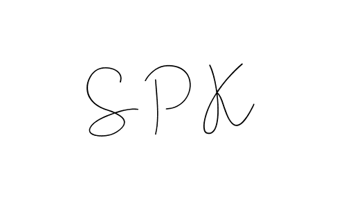 Andilay-7BmLP is a professional signature style that is perfect for those who want to add a touch of class to their signature. It is also a great choice for those who want to make their signature more unique. Get S P K name to fancy signature for free. S P K signature style 4 images and pictures png