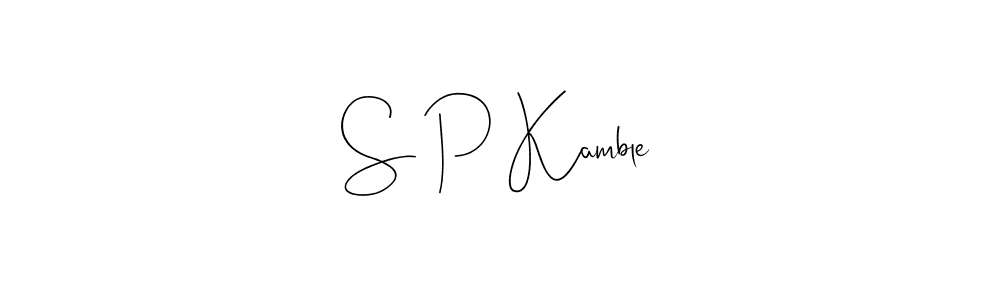 Best and Professional Signature Style for S P Kamble. Andilay-7BmLP Best Signature Style Collection. S P Kamble signature style 4 images and pictures png