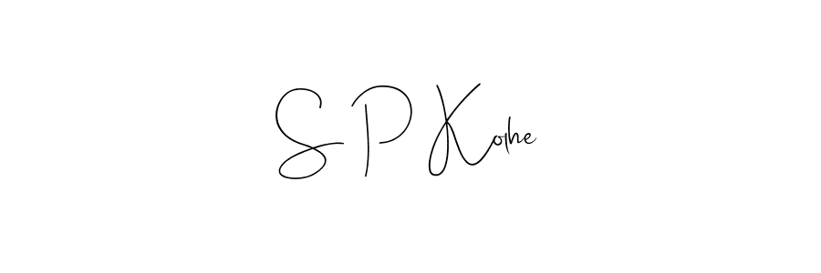 Use a signature maker to create a handwritten signature online. With this signature software, you can design (Andilay-7BmLP) your own signature for name S P Kolhe. S P Kolhe signature style 4 images and pictures png