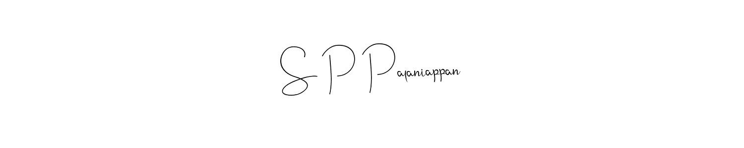 Design your own signature with our free online signature maker. With this signature software, you can create a handwritten (Andilay-7BmLP) signature for name S P Palaniappan. S P Palaniappan signature style 4 images and pictures png