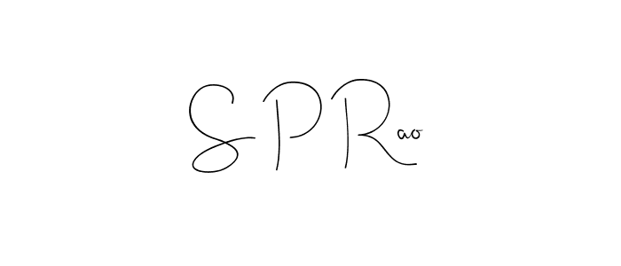 It looks lik you need a new signature style for name S P Rao. Design unique handwritten (Andilay-7BmLP) signature with our free signature maker in just a few clicks. S P Rao signature style 4 images and pictures png