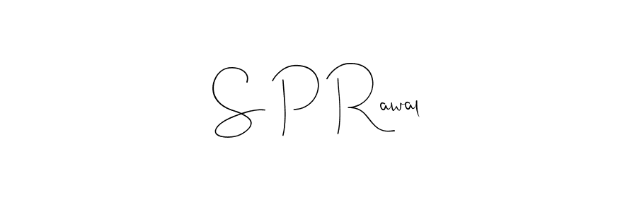 Andilay-7BmLP is a professional signature style that is perfect for those who want to add a touch of class to their signature. It is also a great choice for those who want to make their signature more unique. Get S P Rawal name to fancy signature for free. S P Rawal signature style 4 images and pictures png