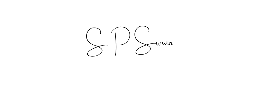 Make a beautiful signature design for name S P Swain. Use this online signature maker to create a handwritten signature for free. S P Swain signature style 4 images and pictures png