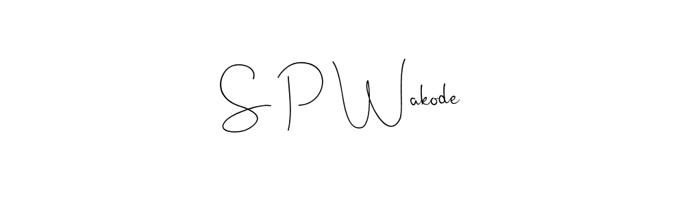 Here are the top 10 professional signature styles for the name S P Wakode. These are the best autograph styles you can use for your name. S P Wakode signature style 4 images and pictures png
