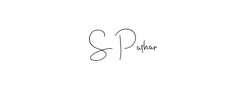 Make a beautiful signature design for name S Pathar. Use this online signature maker to create a handwritten signature for free. S Pathar signature style 4 images and pictures png