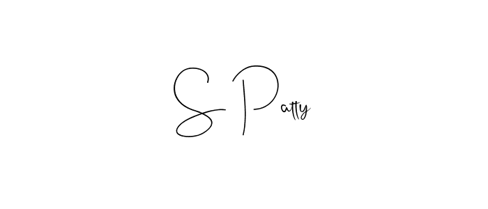 The best way (Andilay-7BmLP) to make a short signature is to pick only two or three words in your name. The name S Patty include a total of six letters. For converting this name. S Patty signature style 4 images and pictures png