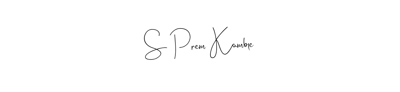 How to make S Prem Kamble signature? Andilay-7BmLP is a professional autograph style. Create handwritten signature for S Prem Kamble name. S Prem Kamble signature style 4 images and pictures png