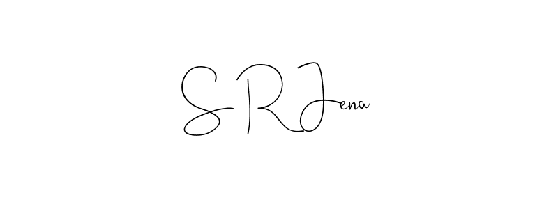 You should practise on your own different ways (Andilay-7BmLP) to write your name (S R Jena) in signature. don't let someone else do it for you. S R Jena signature style 4 images and pictures png