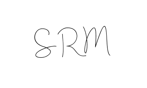 Use a signature maker to create a handwritten signature online. With this signature software, you can design (Andilay-7BmLP) your own signature for name S R M. S R M signature style 4 images and pictures png
