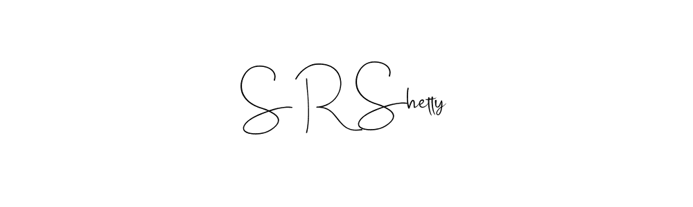 It looks lik you need a new signature style for name S R Shetty. Design unique handwritten (Andilay-7BmLP) signature with our free signature maker in just a few clicks. S R Shetty signature style 4 images and pictures png