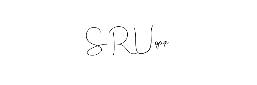 How to Draw S R Ugale signature style? Andilay-7BmLP is a latest design signature styles for name S R Ugale. S R Ugale signature style 4 images and pictures png