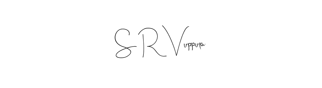 Make a beautiful signature design for name S R Vuppula. Use this online signature maker to create a handwritten signature for free. S R Vuppula signature style 4 images and pictures png