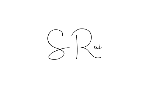 if you are searching for the best signature style for your name S Rai. so please give up your signature search. here we have designed multiple signature styles  using Andilay-7BmLP. S Rai signature style 4 images and pictures png