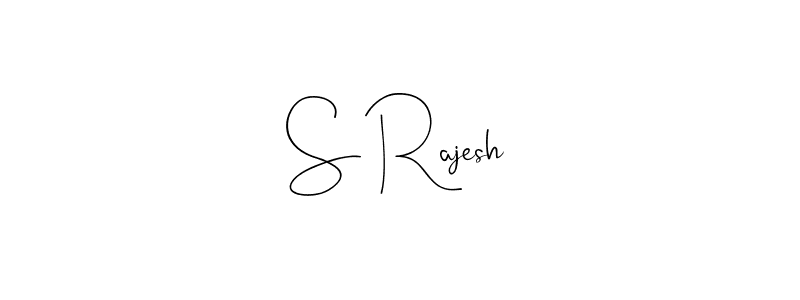 Here are the top 10 professional signature styles for the name S Rajesh. These are the best autograph styles you can use for your name. S Rajesh signature style 4 images and pictures png