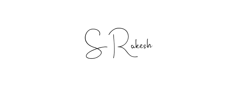 Andilay-7BmLP is a professional signature style that is perfect for those who want to add a touch of class to their signature. It is also a great choice for those who want to make their signature more unique. Get S Rakesh name to fancy signature for free. S Rakesh signature style 4 images and pictures png
