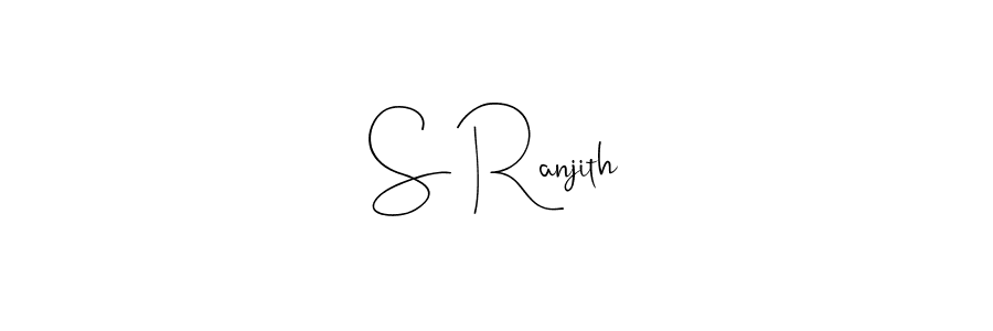 How to make S Ranjith signature? Andilay-7BmLP is a professional autograph style. Create handwritten signature for S Ranjith name. S Ranjith signature style 4 images and pictures png