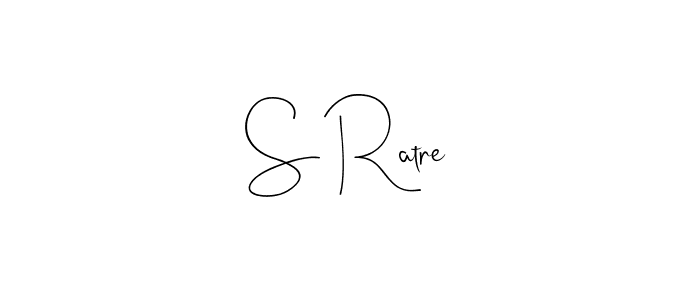 How to make S Ratre name signature. Use Andilay-7BmLP style for creating short signs online. This is the latest handwritten sign. S Ratre signature style 4 images and pictures png