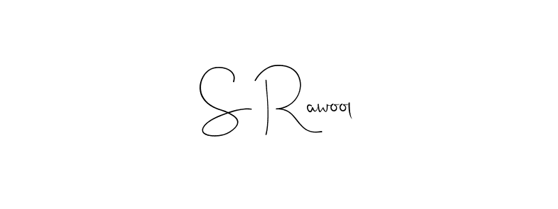 It looks lik you need a new signature style for name S Rawool. Design unique handwritten (Andilay-7BmLP) signature with our free signature maker in just a few clicks. S Rawool signature style 4 images and pictures png