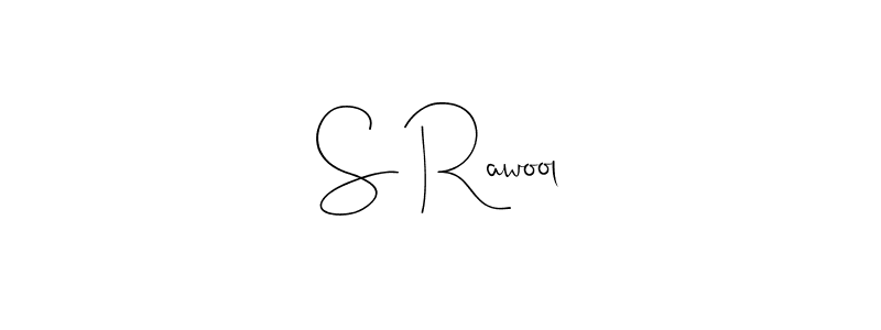 Andilay-7BmLP is a professional signature style that is perfect for those who want to add a touch of class to their signature. It is also a great choice for those who want to make their signature more unique. Get S Rawool name to fancy signature for free. S Rawool signature style 4 images and pictures png