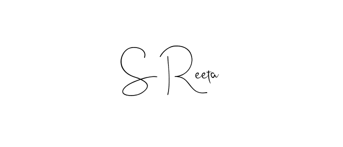 Similarly Andilay-7BmLP is the best handwritten signature design. Signature creator online .You can use it as an online autograph creator for name S Reeta. S Reeta signature style 4 images and pictures png