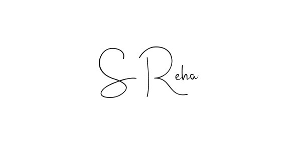 It looks lik you need a new signature style for name S Reha. Design unique handwritten (Andilay-7BmLP) signature with our free signature maker in just a few clicks. S Reha signature style 4 images and pictures png