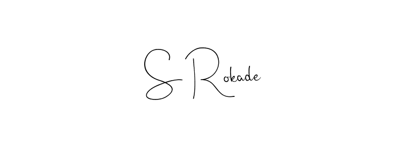 Use a signature maker to create a handwritten signature online. With this signature software, you can design (Andilay-7BmLP) your own signature for name S Rokade. S Rokade signature style 4 images and pictures png