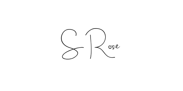 Make a short S Rose signature style. Manage your documents anywhere anytime using Andilay-7BmLP. Create and add eSignatures, submit forms, share and send files easily. S Rose signature style 4 images and pictures png