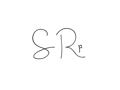 if you are searching for the best signature style for your name S Rp. so please give up your signature search. here we have designed multiple signature styles  using Andilay-7BmLP. S Rp signature style 4 images and pictures png