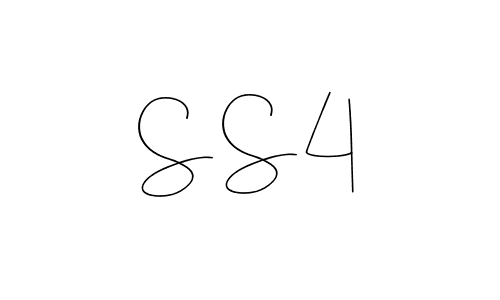 Design your own signature with our free online signature maker. With this signature software, you can create a handwritten (Andilay-7BmLP) signature for name S S 4. S S 4 signature style 4 images and pictures png