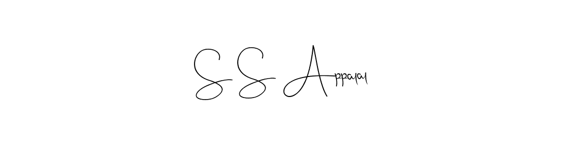 Design your own signature with our free online signature maker. With this signature software, you can create a handwritten (Andilay-7BmLP) signature for name S S Appalal. S S Appalal signature style 4 images and pictures png