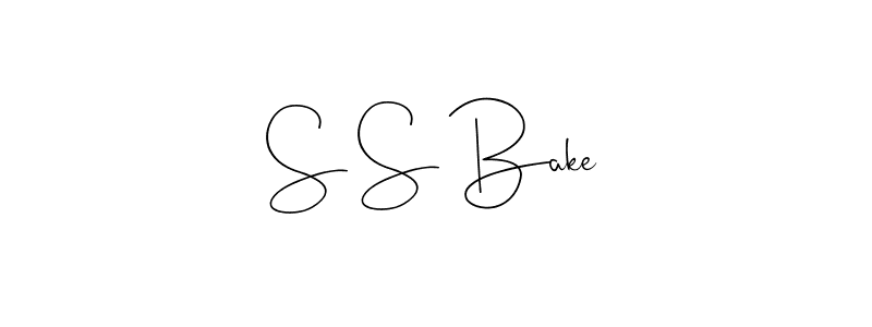 Also You can easily find your signature by using the search form. We will create S S Bake name handwritten signature images for you free of cost using Andilay-7BmLP sign style. S S Bake signature style 4 images and pictures png