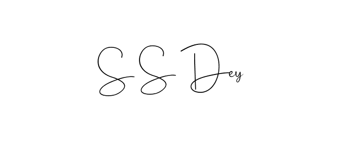 Use a signature maker to create a handwritten signature online. With this signature software, you can design (Andilay-7BmLP) your own signature for name S S Dey. S S Dey signature style 4 images and pictures png