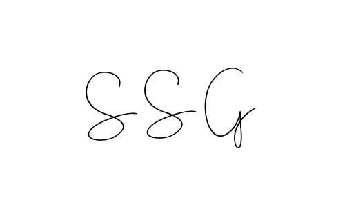 Design your own signature with our free online signature maker. With this signature software, you can create a handwritten (Andilay-7BmLP) signature for name S S G. S S G signature style 4 images and pictures png