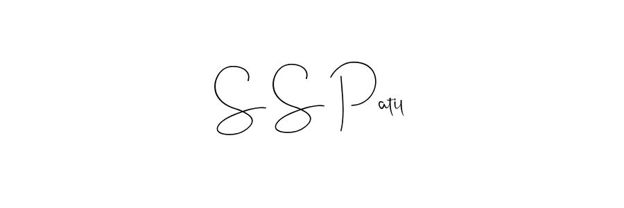 S S Patil stylish signature style. Best Handwritten Sign (Andilay-7BmLP) for my name. Handwritten Signature Collection Ideas for my name S S Patil. S S Patil signature style 4 images and pictures png