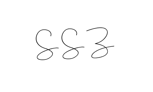 Make a beautiful signature design for name S S Z. With this signature (Andilay-7BmLP) style, you can create a handwritten signature for free. S S Z signature style 4 images and pictures png