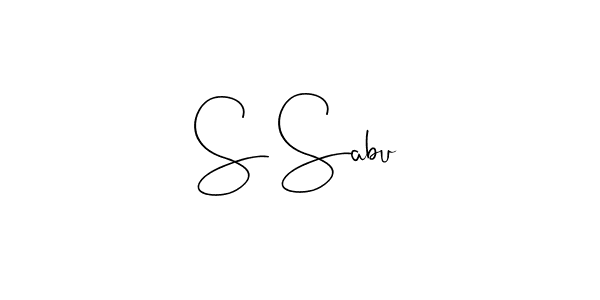 Here are the top 10 professional signature styles for the name S Sabu. These are the best autograph styles you can use for your name. S Sabu signature style 4 images and pictures png