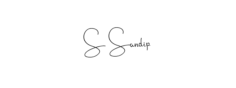 This is the best signature style for the S Sandip name. Also you like these signature font (Andilay-7BmLP). Mix name signature. S Sandip signature style 4 images and pictures png