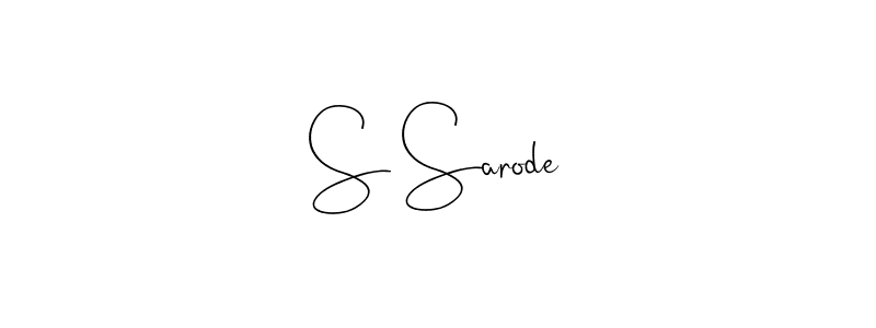 Also You can easily find your signature by using the search form. We will create S Sarode name handwritten signature images for you free of cost using Andilay-7BmLP sign style. S Sarode signature style 4 images and pictures png