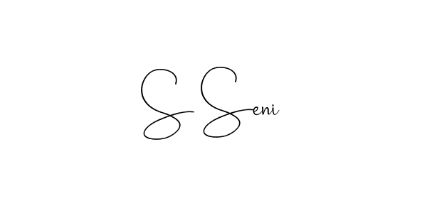 Use a signature maker to create a handwritten signature online. With this signature software, you can design (Andilay-7BmLP) your own signature for name S Seni. S Seni signature style 4 images and pictures png
