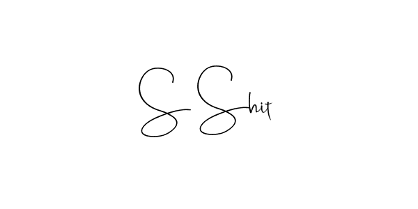 Also You can easily find your signature by using the search form. We will create S Shit name handwritten signature images for you free of cost using Andilay-7BmLP sign style. S Shit signature style 4 images and pictures png