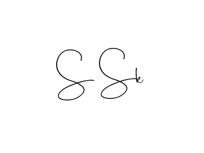 Use a signature maker to create a handwritten signature online. With this signature software, you can design (Andilay-7BmLP) your own signature for name S Sk. S Sk signature style 4 images and pictures png