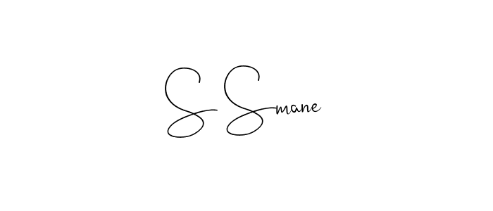 Make a short S Smane signature style. Manage your documents anywhere anytime using Andilay-7BmLP. Create and add eSignatures, submit forms, share and send files easily. S Smane signature style 4 images and pictures png