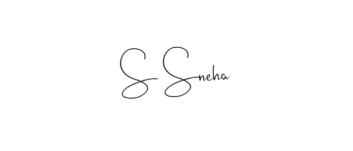 Make a beautiful signature design for name S Sneha. Use this online signature maker to create a handwritten signature for free. S Sneha signature style 4 images and pictures png