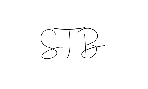 How to make S T B name signature. Use Andilay-7BmLP style for creating short signs online. This is the latest handwritten sign. S T B signature style 4 images and pictures png